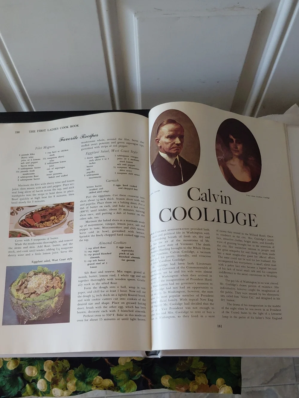 First Ladies Cook Book - Red, White & Blue Vintage Cover